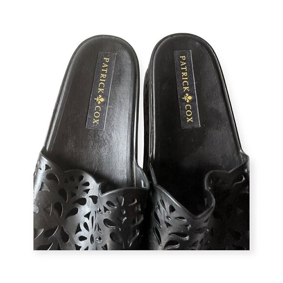 Vintage 90s Patrick Cox Jelly Flatform Wedge Slide, Size 38EU/7US - Picture 12 of 13